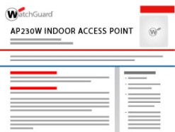 WatchGuard AP230W Datasheet